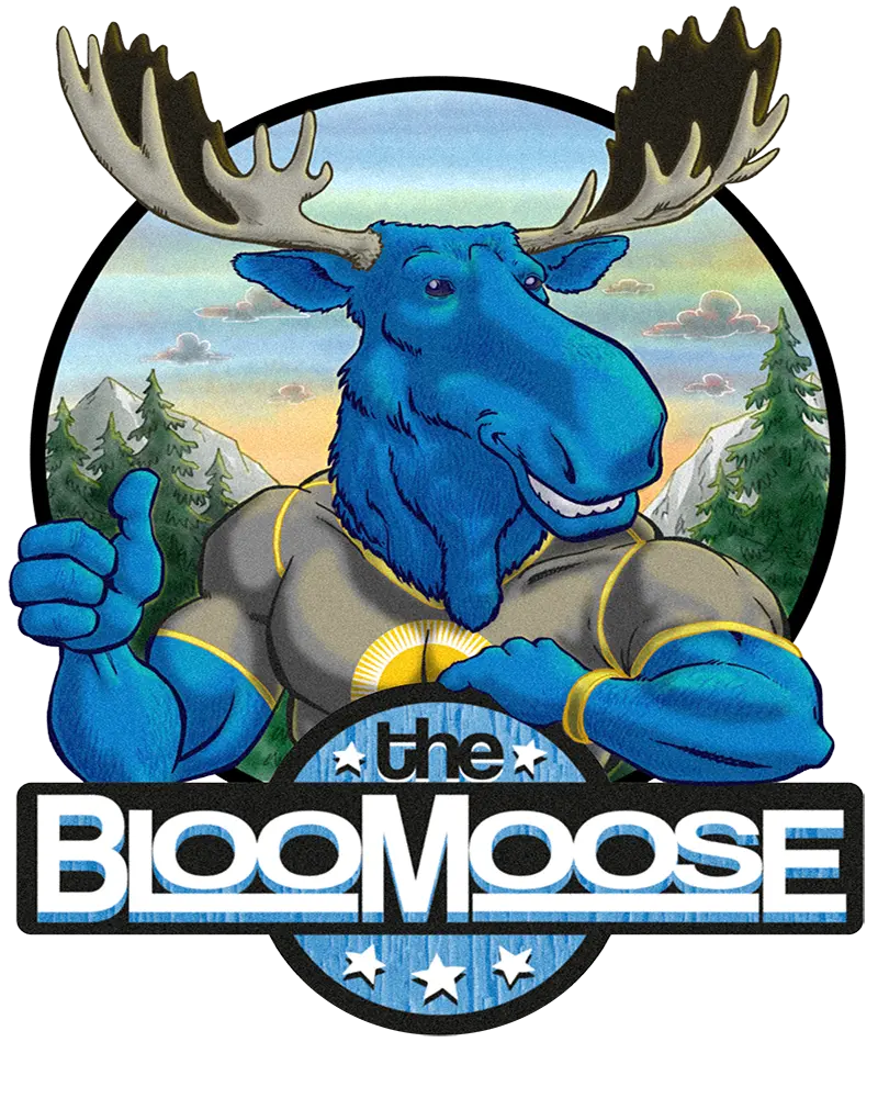 The BlooMoose Mascot